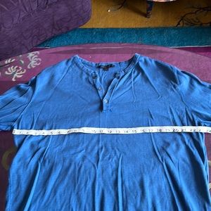 John Varvatos *USA size L Henley shirt